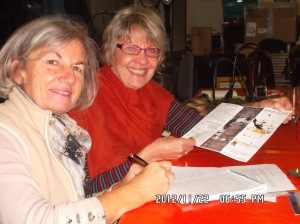 Christiane et Micheline font le point sur   la missionà la Pouponnière de M'Bour